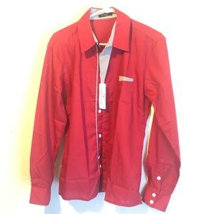 Red Dressing shirt 👔